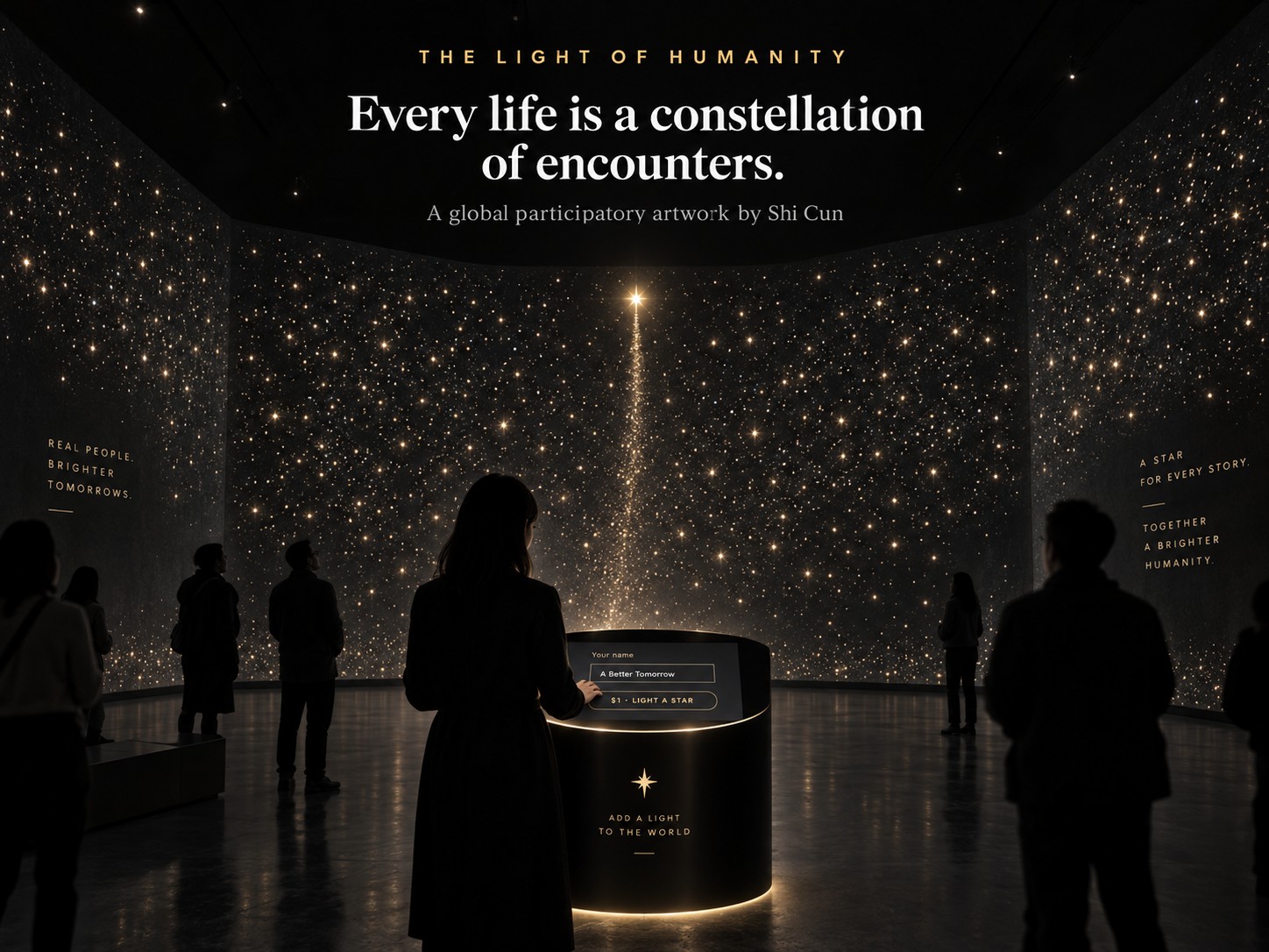 Light of Humanity immersive exhibition concept